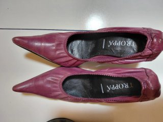 Zapatos Talla 36 Morado y Rojo