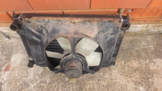 Radiador y ventilador Golf 1