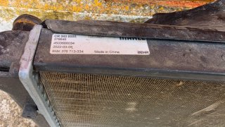 Radiador y ventilador Golf 1