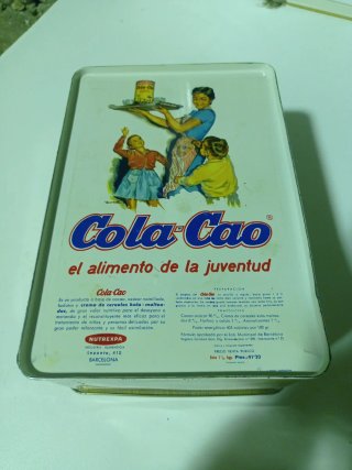 Caja Metálica Cola Cao Vintage