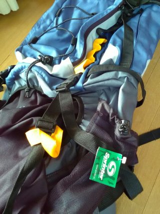 Mochila Borike Borneo 65L Azul/Negra