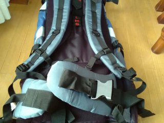 Mochila Borike Borneo 65L Azul/Negra