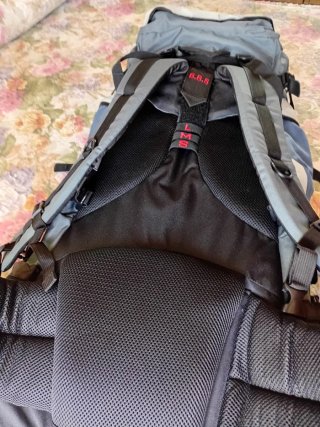 Mochila Borike Borneo 65L Azul/Negra