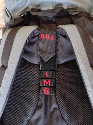 Mochila Borike Borneo 65L Azul/Negra