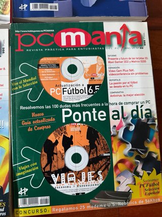 Lote 6 revistas PC Manía años 90