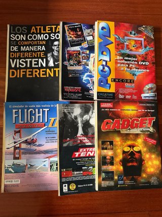 Lote 6 revistas PC Manía años 90