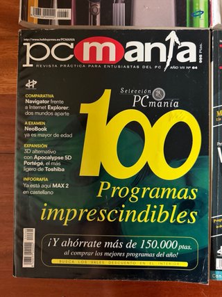 Lote 6 revistas PC Manía años 90