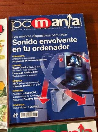 Lote 6 revistas PC Manía años 90