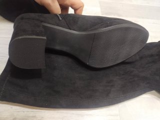 Botas altas negras T.41