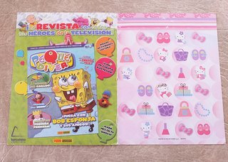 Tapas sueltas Album de Cromos Hello Kitty Fashion