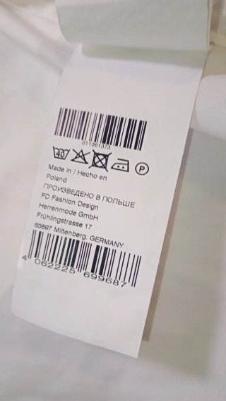 Camisa Karl Lagerfeld Blanca Hombre - Talla 39 M