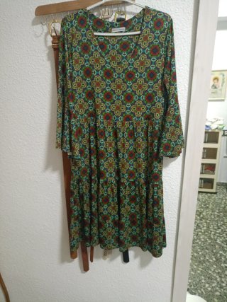 Vestido Blanco estampado talla única