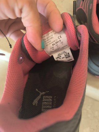 Zapatos Puma Safety Mujer Gris/Rosa