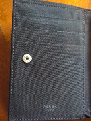 Portafogli Vintage Prada Sport viola scuro
