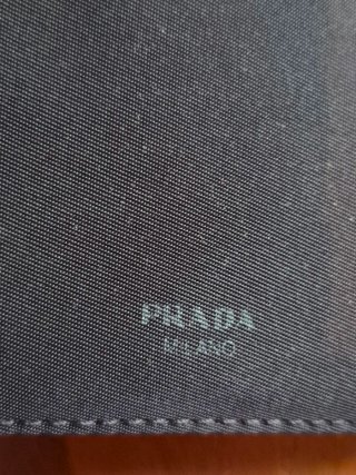 Portafogli Vintage Prada Sport viola scuro