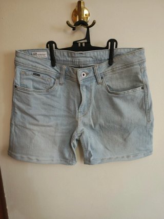 Pepe Jeans Vaqueros Cortos Azul Claro