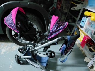 Carrito de bebé doble