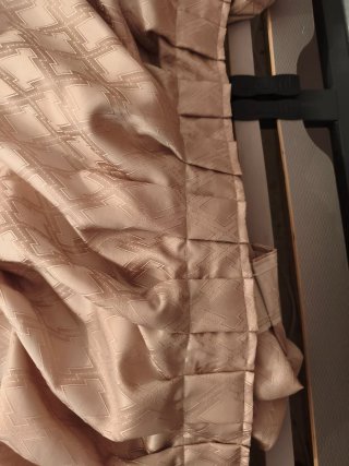 Cortinas beige con fliso y cortinas visillo