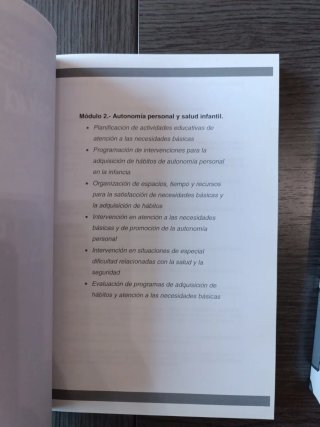 Libro técnico educación infantil, para oposiciones