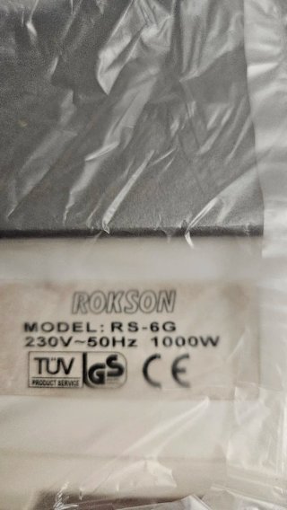 Plancha de vapor sin cable "Rokson" RS-6G