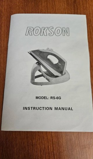 Plancha de vapor sin cable "Rokson" RS-6G