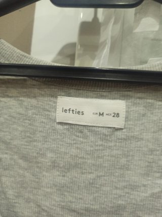Camiseta Algodón Gris Talla S
