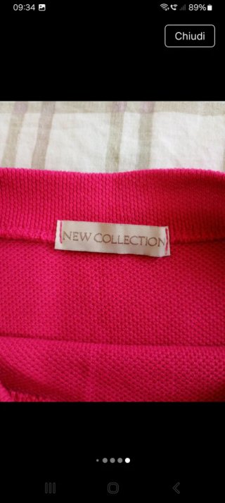 Maglia donna lunga rosa taglia M