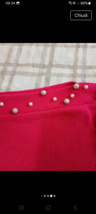 Maglia donna lunga rosa taglia M