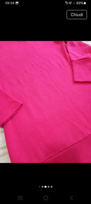 Maglia donna lunga rosa taglia M