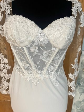 Vestido de Novia Blanco Talla L