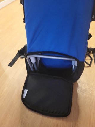 Mochila Portabebés Montaña Azul