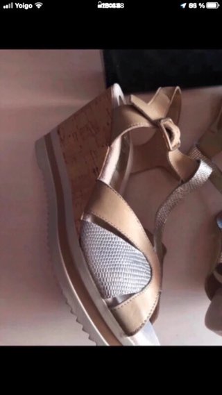 Sandalias Patricia Miller Piel Beige