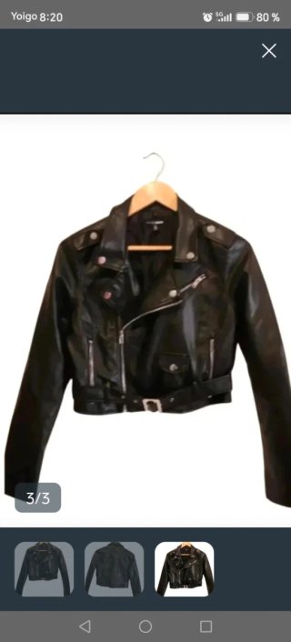 Chaqueta Biker Fashion Nova Talla S