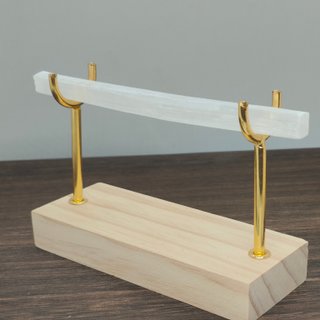 Espositore Portabracciali Selenite e Legno
