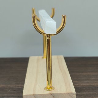 Espositore Portabracciali Selenite e Legno