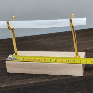 Espositore Portabracciali Selenite e Legno