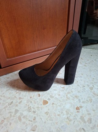 Zapatos tacón negros talla 35