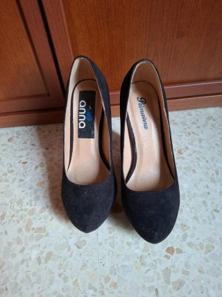 Zapatos tacón negros talla 35