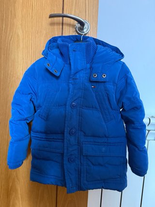 Abrigo Azul Tommy  Hilfiger niño