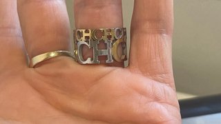 Anillo CH Carolina Herrera Oro y Plata