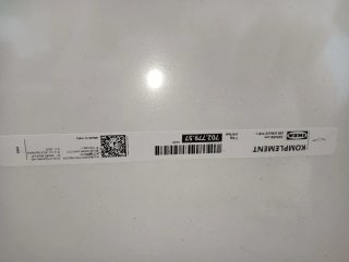 Balda armario Ikea blanca