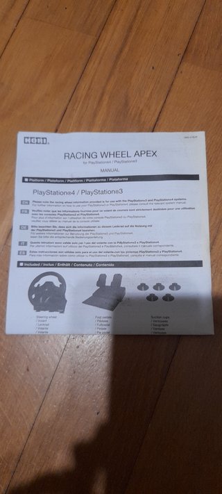 Volante HORI RWA Racing Wheel Apex PS4/PS3