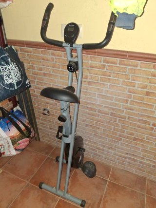 Bicicleta Estática Gris