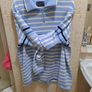 Jersey Náutico Rayas Azul y Blanco Talla XXL