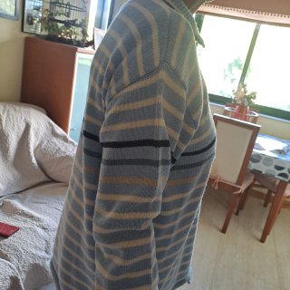 Jersey Náutico Rayas Azul y Blanco Talla XXL