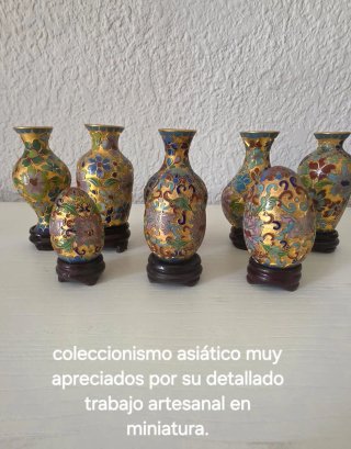 Figuras asiáticas miniaturas (Set de 8)
