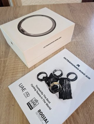 Anillo Ultrahuman Ring Air Silver (Talla 8) Nuevo