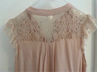 Maglia H&M rosa con pizzo
