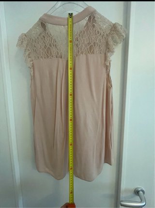 Maglia H&M rosa con pizzo