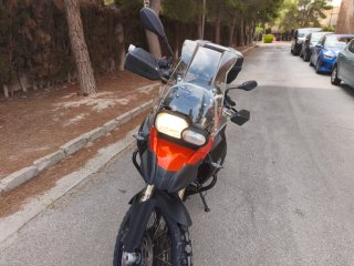 BMW GS 800 Naranja y Negra